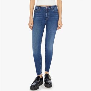 MOTHER Denim The Looker Ankle Fray  girl Crush.